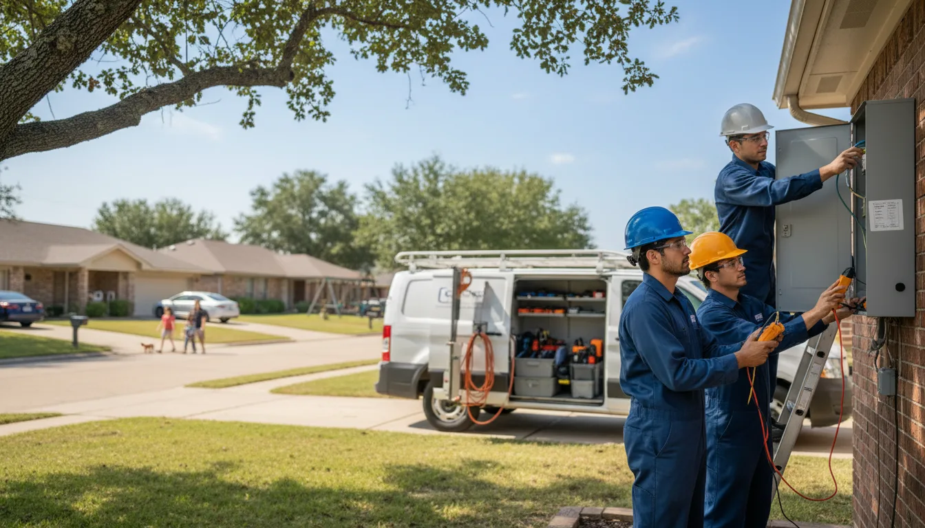 Certified electrician providing emergency electrical services in Merryville, LA